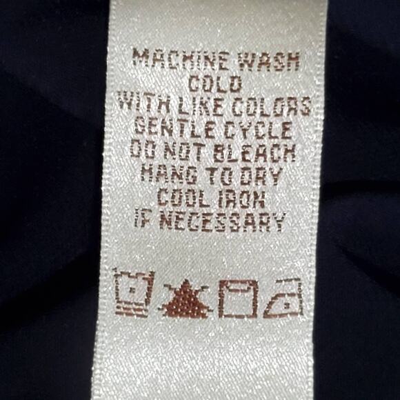 M.S.S.P. Palm Print Renee Cocktail Dress Sleeveless Sheath Navy Green Black XL - Picture 8 of 9